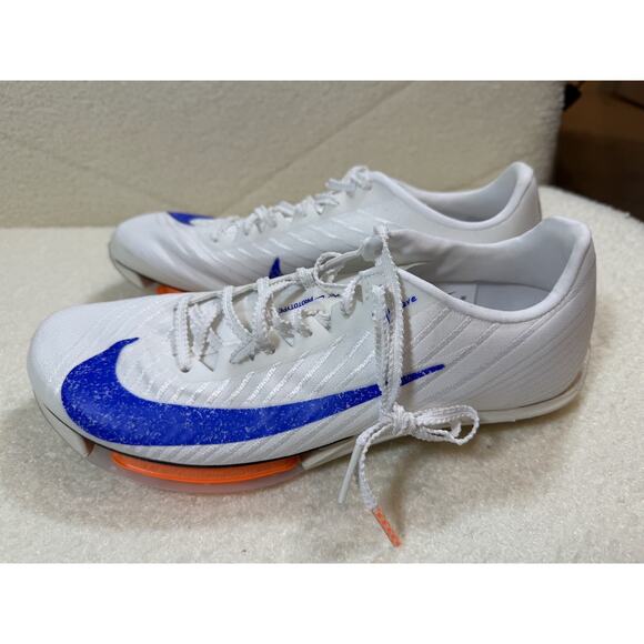 Nike Air Zoom Maxfly 2 Sprint Spikes Prototype FD8396-900 Men\'s Sz 6 White Blue main image 5